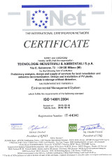 certificazione UNI EN ISO 14001:2004